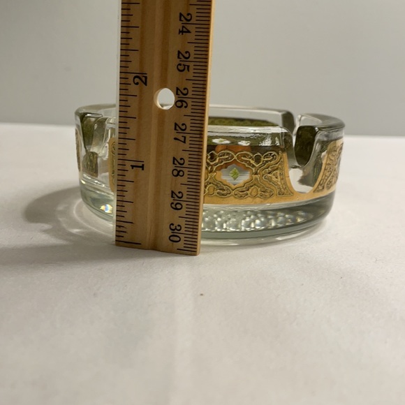 MCM Culver Valencia Ashtray 24kt Gold Overlay - Picture 5 of 7